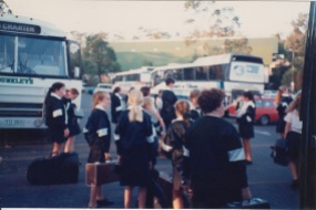 Leaving for the Brisbane festival of music in October 1994